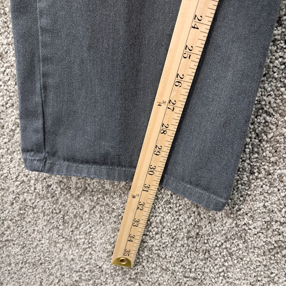 Jones New York Sport Shape Control Straight Leg Pants Gray Womens 18 Stretch - Picture 8 of 10